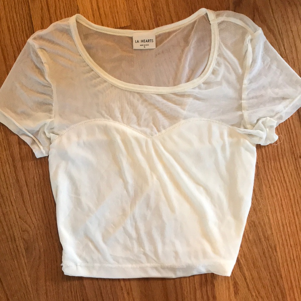 Cute mesh shirt
